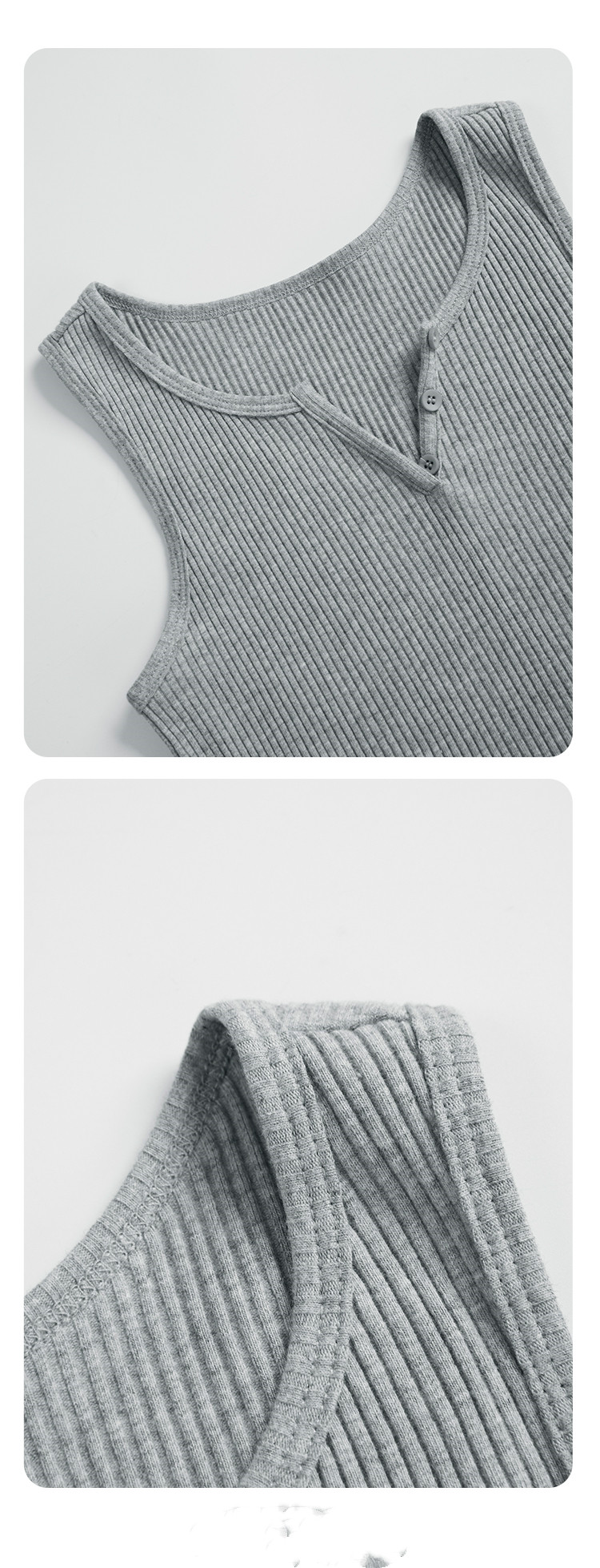 V-neck Pit Strip Vest Women's Inner Self-cultivation Spring