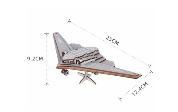 Title 6, Stealth Bomber-puzzel Assembleert speelgoed 3D-...