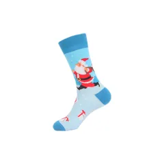 Christmas Men's And Women's Mid-calf Socks - Drop Gift Old Man - View 1