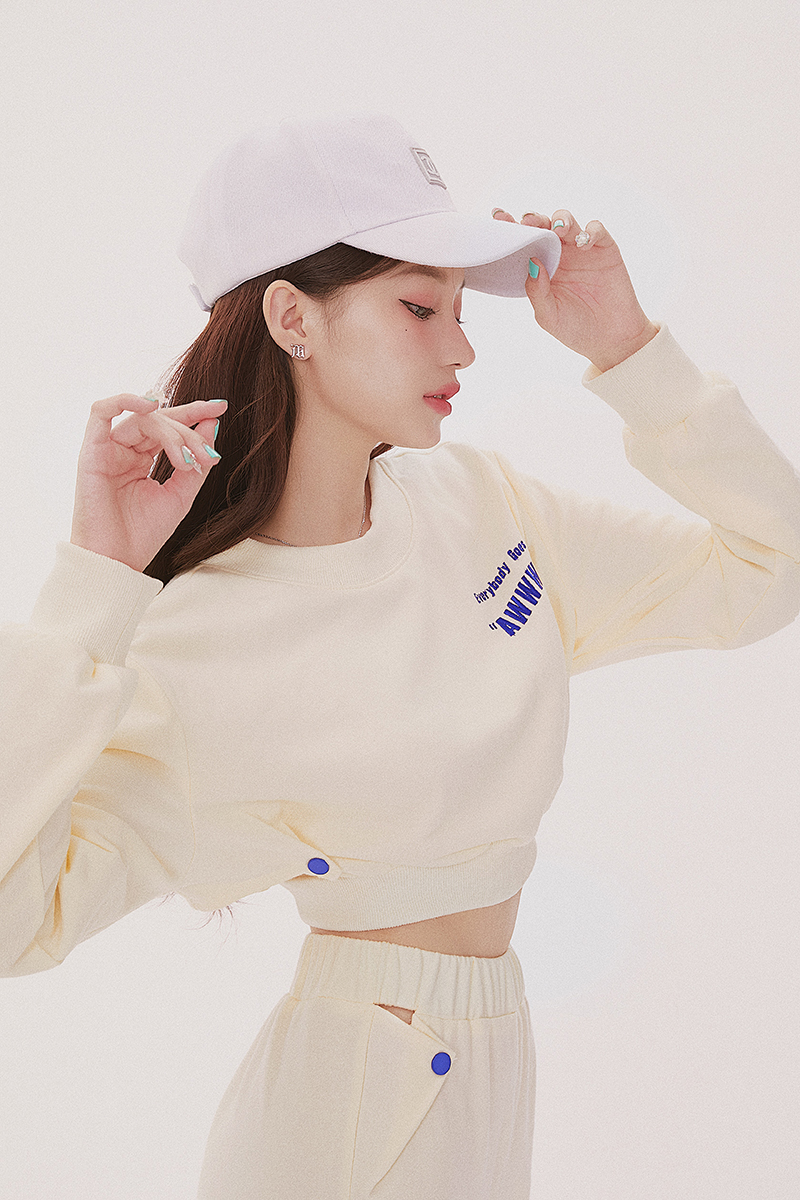 Casual Round Neck Letter Sweater Suit Skirt Guard Pants