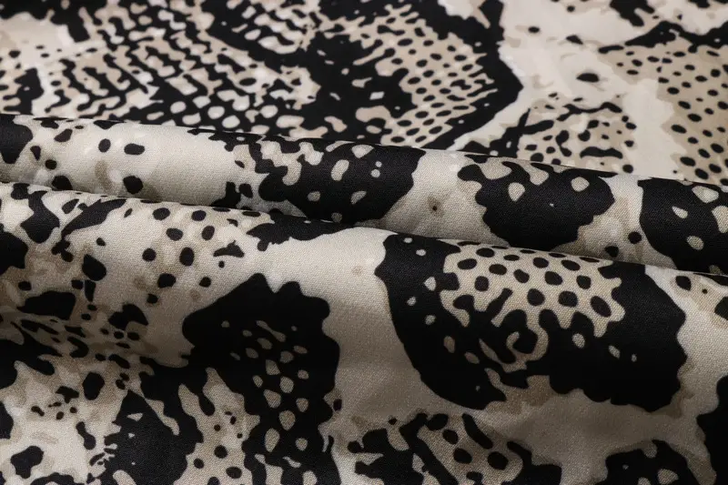 Street Creative Printing Leopard Print Loose Cardigan Short Sleeve Shirt For Men And Women