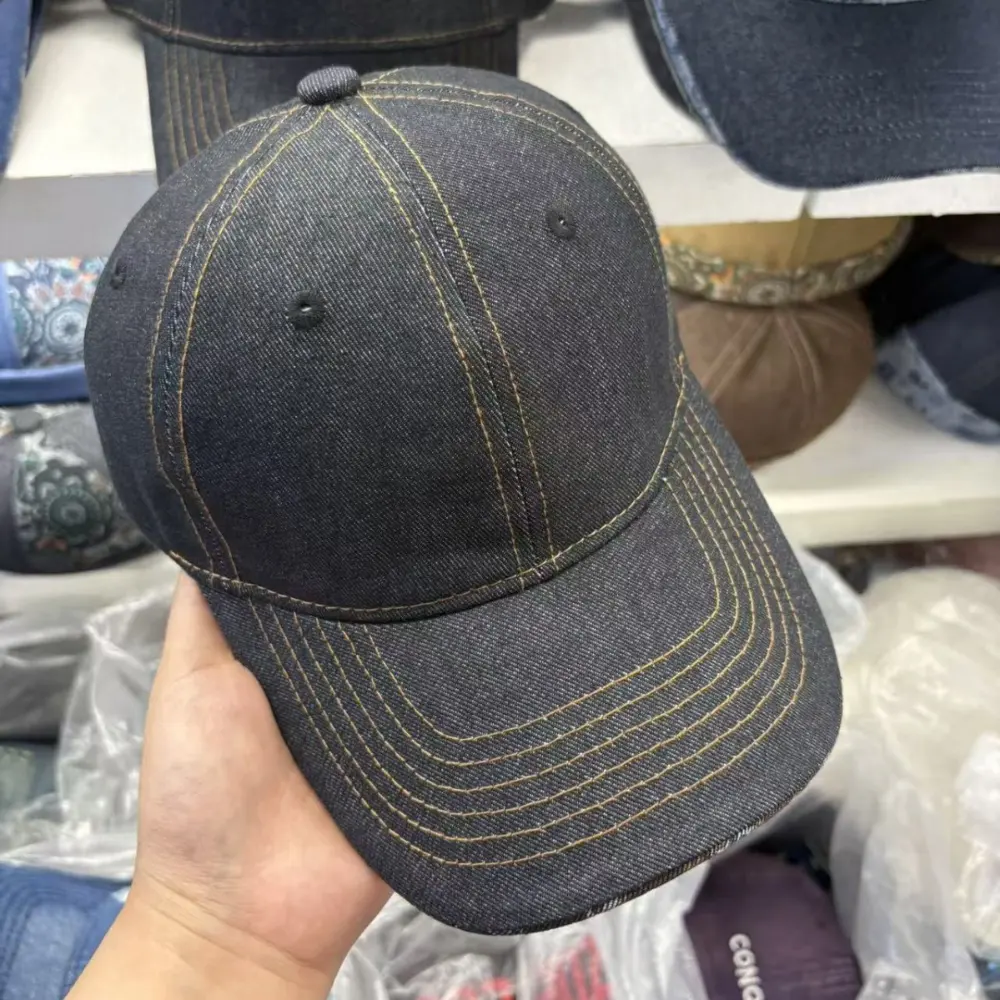 Retro Washed Denim Baseball Cap