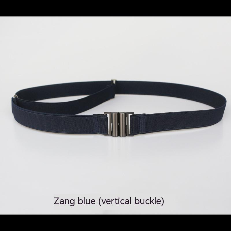 Dark Blue Vertical Buckle