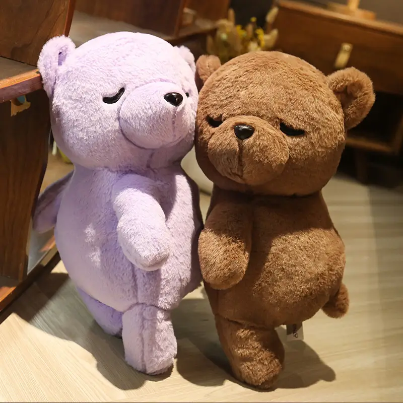 Cartoon Cute Sleeping Bear Doll Plush Toy