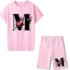 Summer Letter T-shirt Jogging Motorcycle Sexy Women's Short Sleeve - Style13-M - View 1
