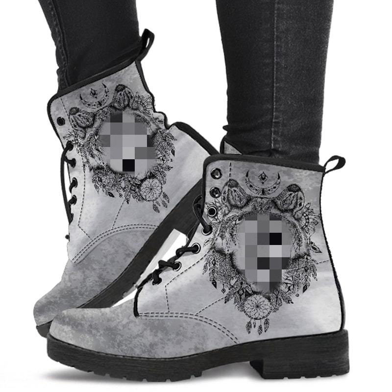 Autumn And Winter PU Casual Martin Boots