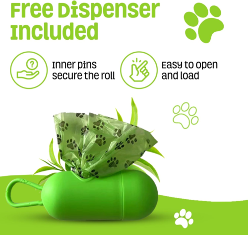 540 Bags Heavy Duty Large Degradable Dog Poo Eco Waste — image 9