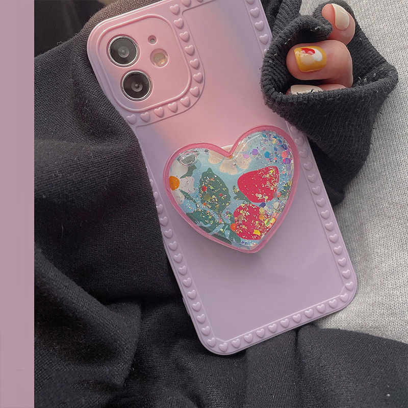 Phone case and flower holder