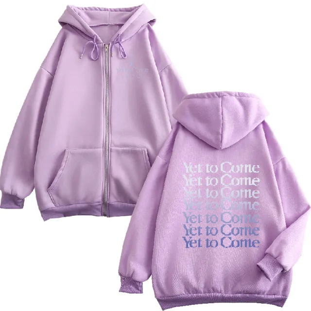 Women's Purple Zip Sweater Hoodie Purple - Shop at LoveMi