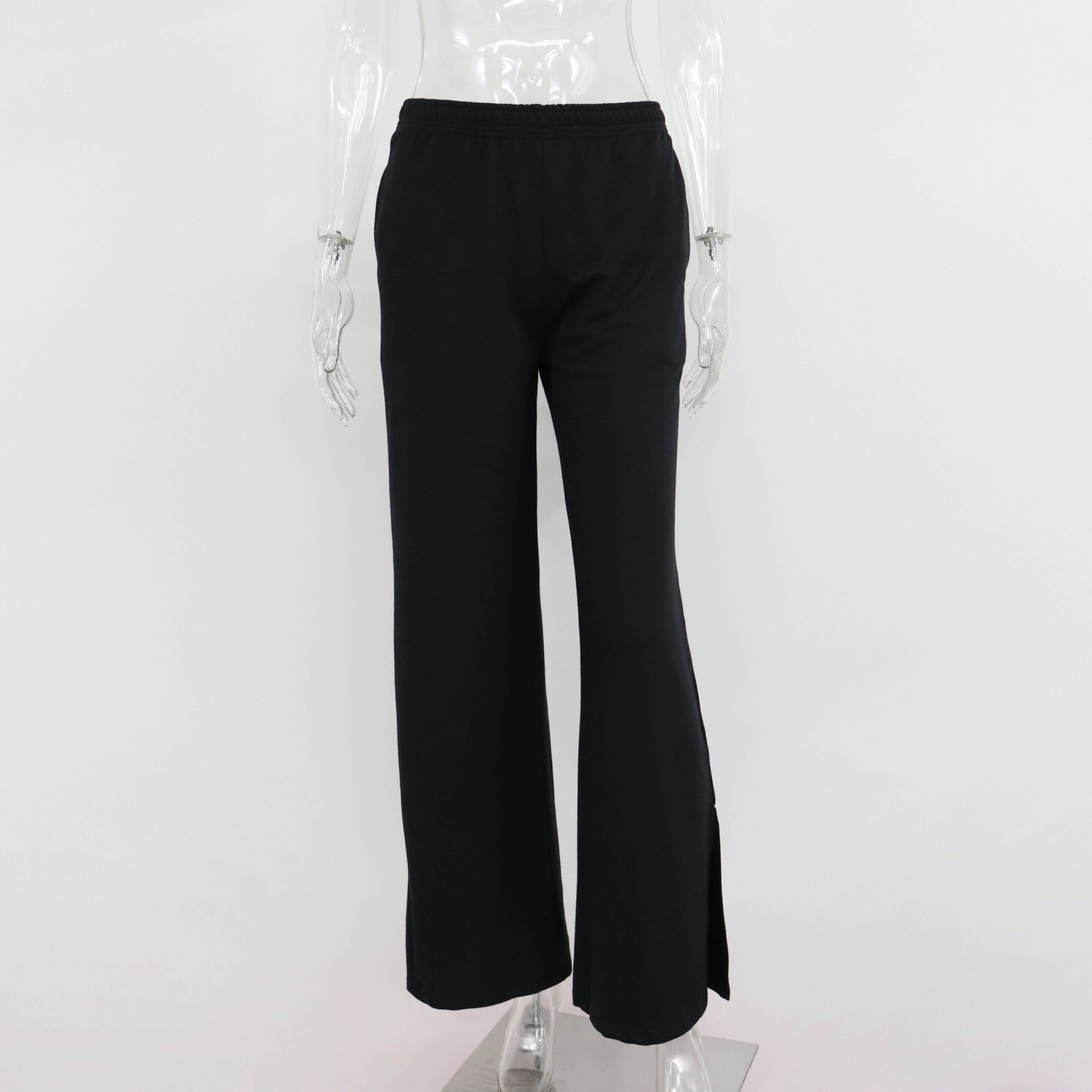 Title 11, Dames Fashion Losse Straight Fit Wide Leg Broek...