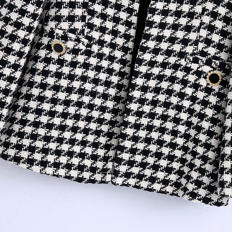 Title 6, European And American Style Houndstooth Texture...