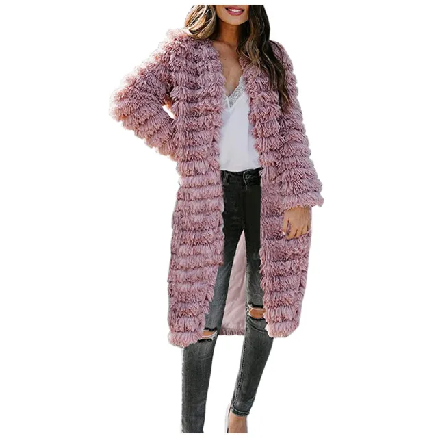 Explosive Autumn And Winter Wool Sweater Plush Jacket Pink - Shop at LoveMi