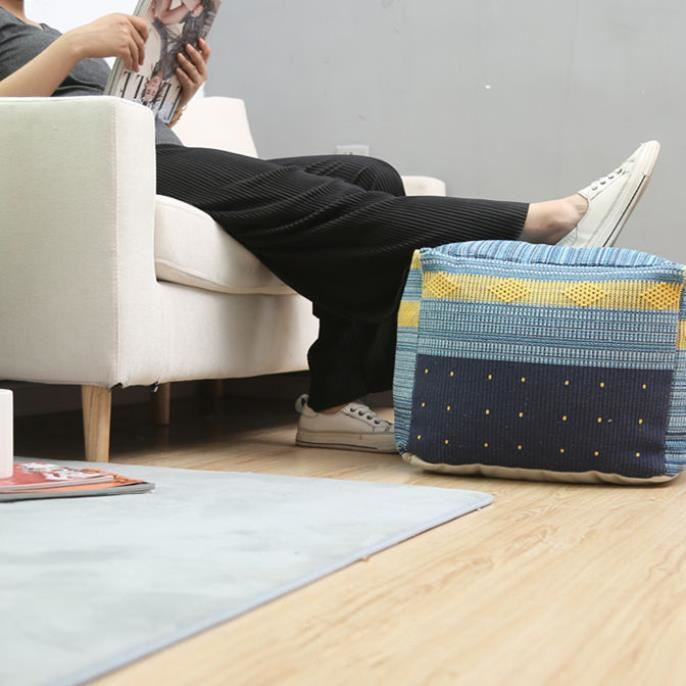 Square Cube Bohemian Pouf Cover
