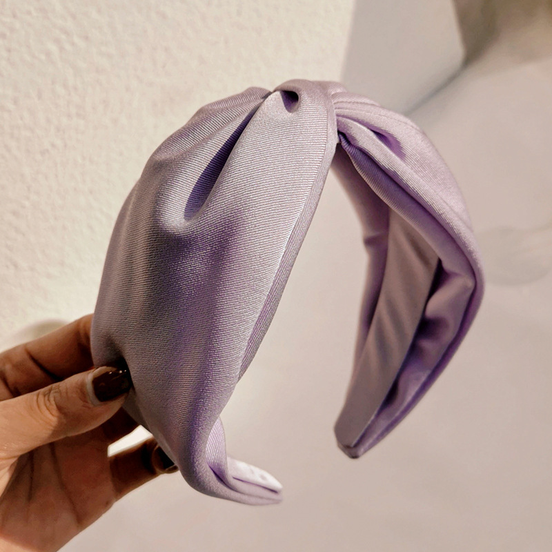 Cloth Knotted Wide Headband, picture 4 of 8