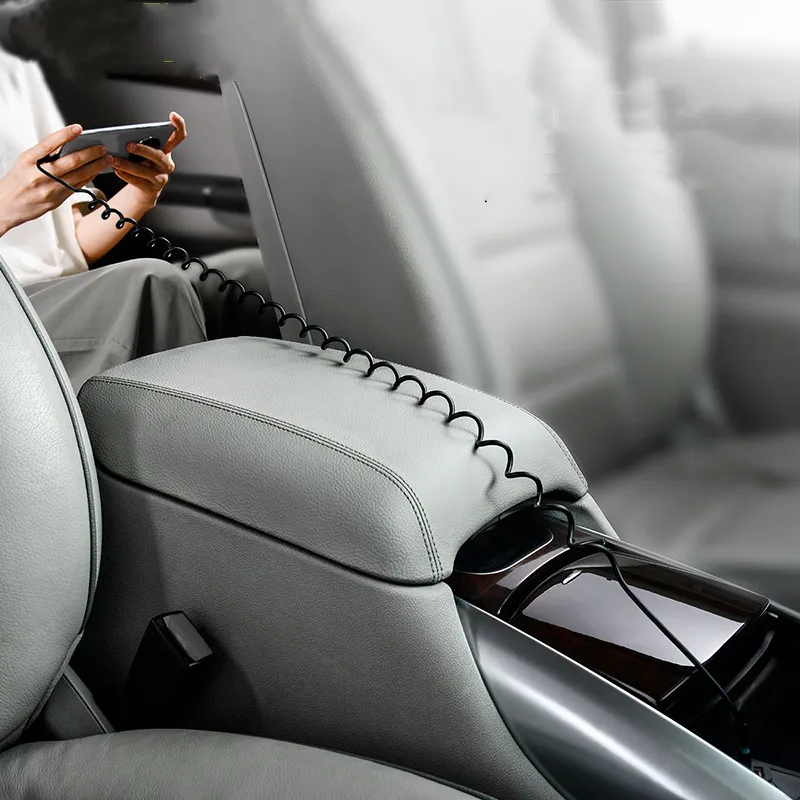 Spring Stretching Data Cable Mobile Phone Car