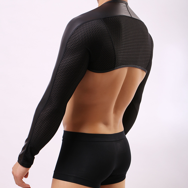 Title 5, Tight-fitting sleeve fitness jersey for optimal...