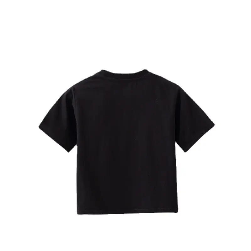 Solid Color Round Neck And Comfortable Short Sleeves