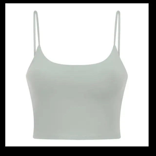 Women's Breathable And Quick drying Camisole With Chest Pad Green - Shop at LoveMi