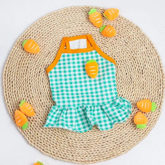 Pet Dog Sling Skirt Cute In Summer Green - Shop at LoveMi