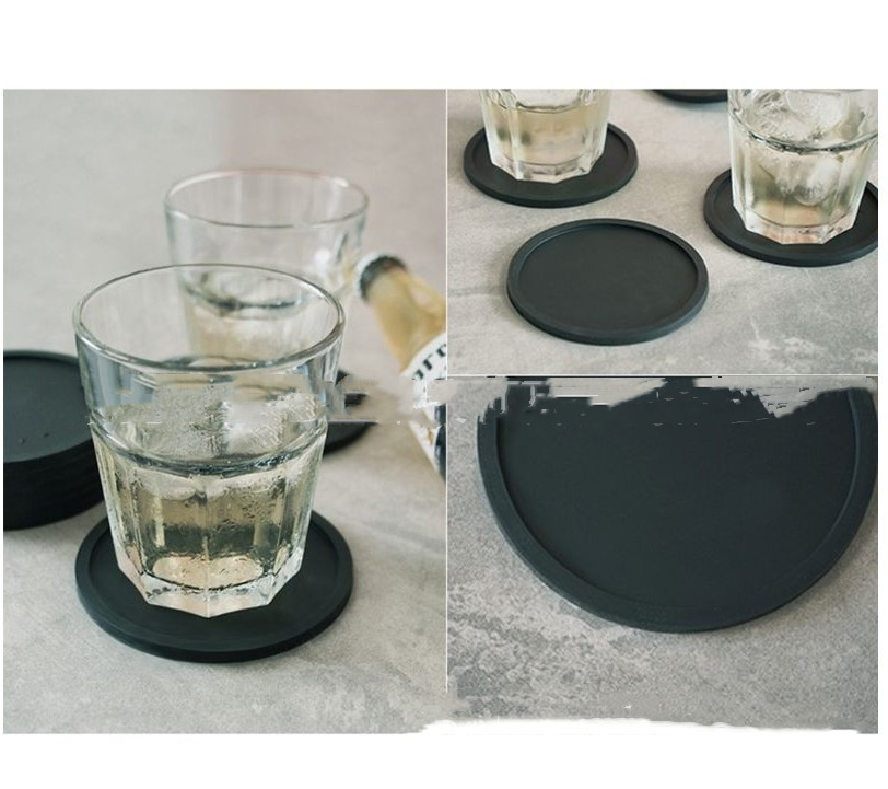 Coaster Cup Holder Thickened Silicone Coaster Set Silicone
