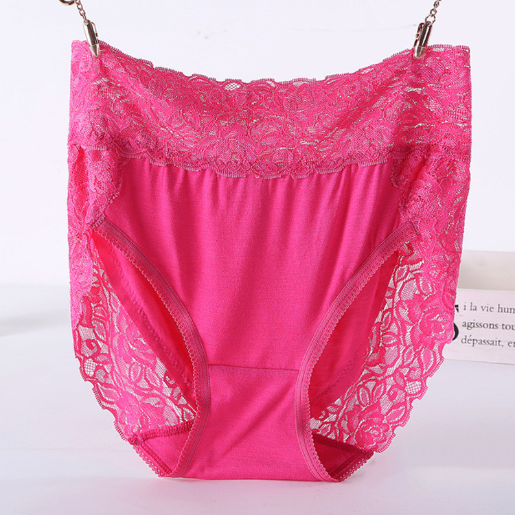 Title 8, Womens Plus Size Modal Lace Panties Everyday C...