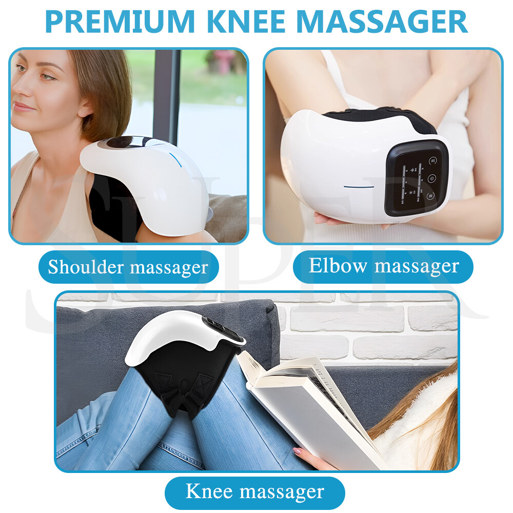 Electric Knee Massager Smart Infrared Heating Therapy Machine Relief Elbow Pain