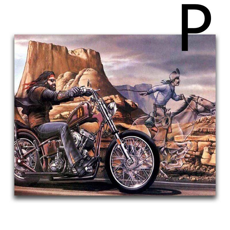 5D Diamond Painting Cartoon Car Bus Motorcycle Cross Stitch