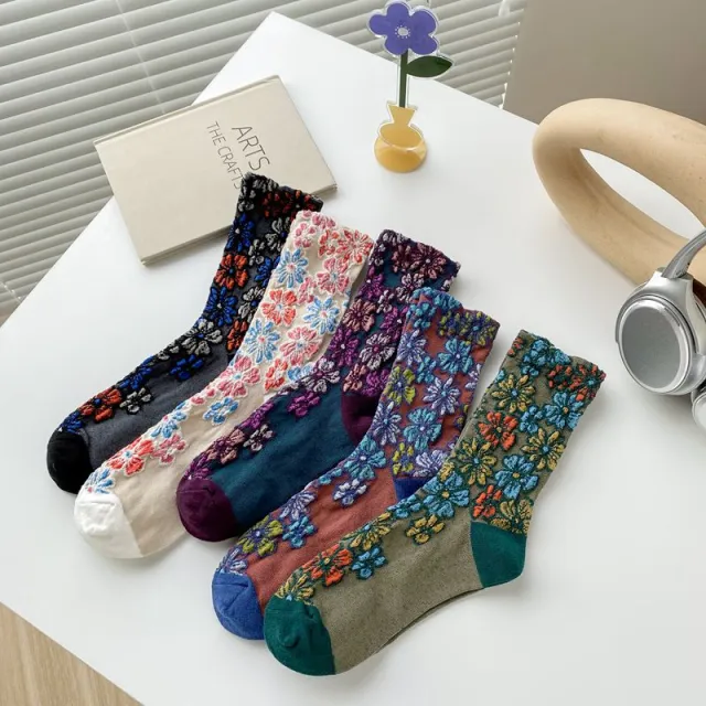Cotton Socks Style Flower Leisure Set - Shop at LoveMi