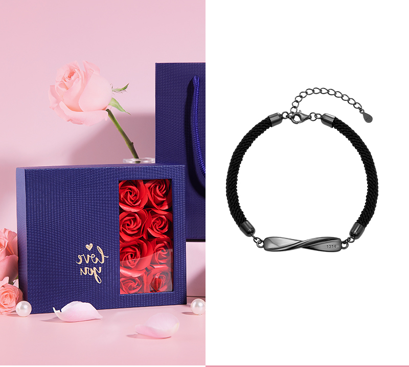 A Pair Of Lovers Niche Design Simple Sterling Silver Jewelry