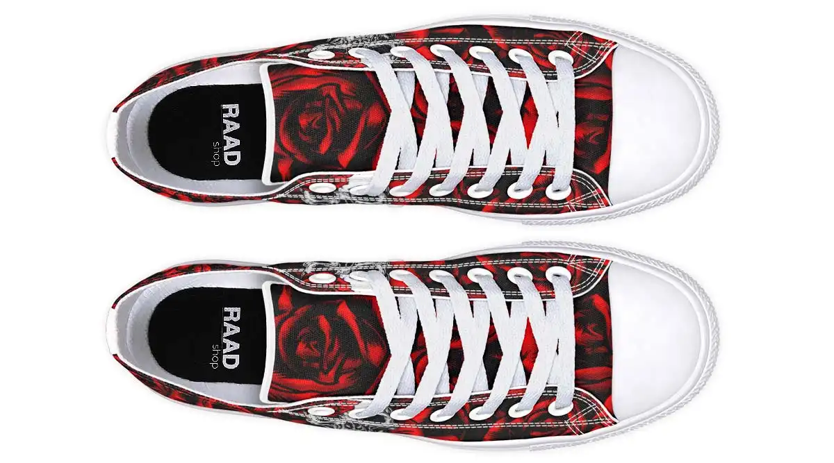 Fashion Print Couple Low-Top Canvas Shoes