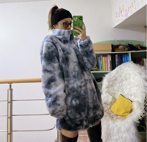 Caesar And Bartras Finks Hairless Cat Devon Autumn And Winter Warm Super Ocean Smog Blue Fur Clothes