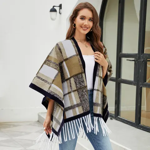 Tassel Cape and Shawl Female