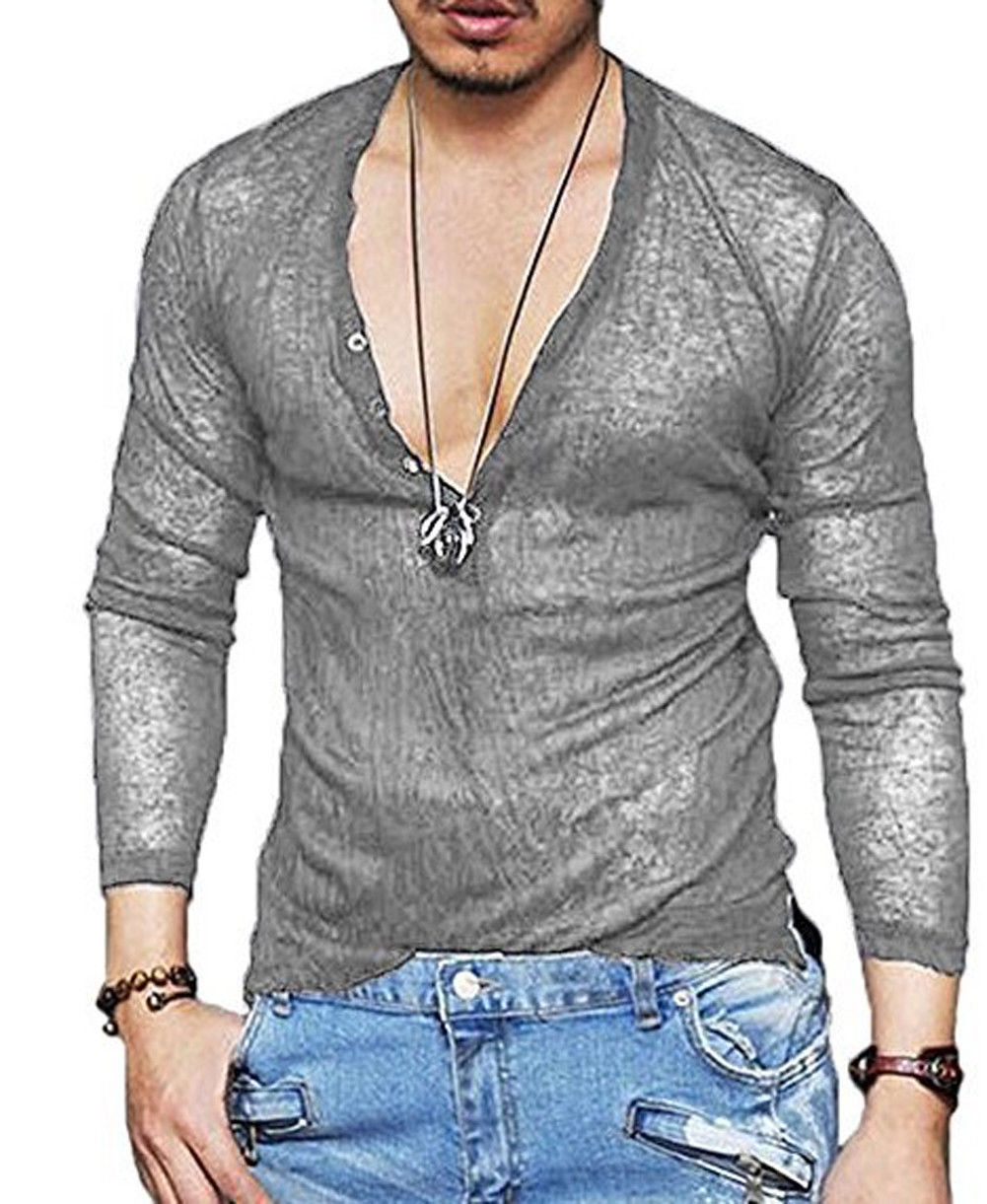 Trendy Casual Fashion Pullover Men's Breathable T-shirt