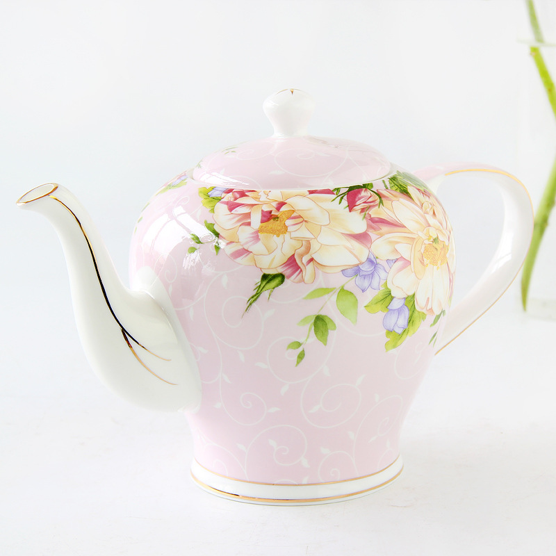 Pink lady teapot