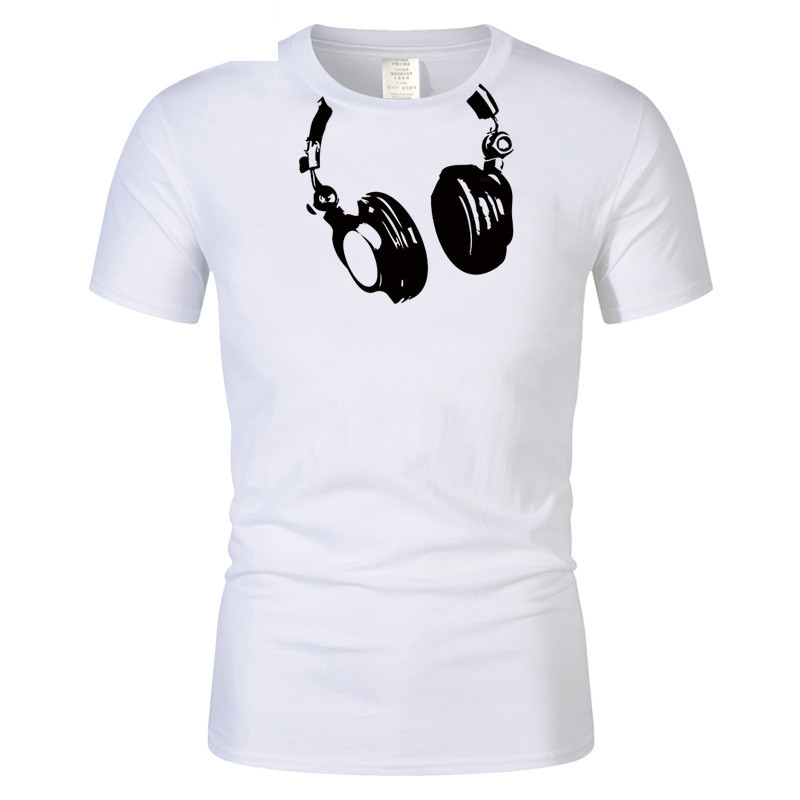 Title 5, Camiseta para hombre de verano con auriculares ...