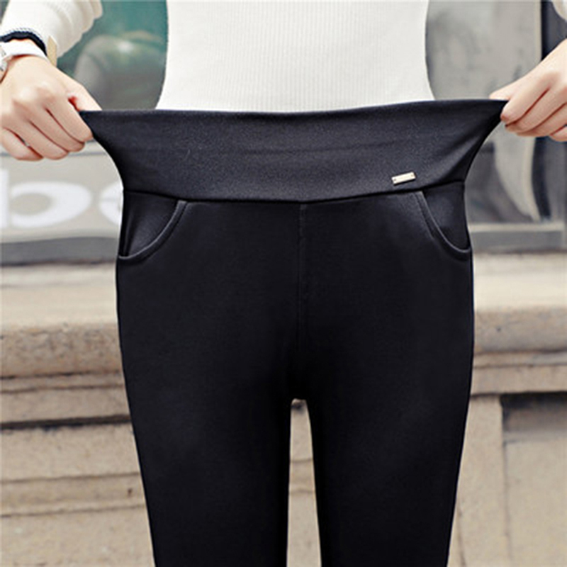 Title 6, High Waist Black Outer Wear Leggings Casual