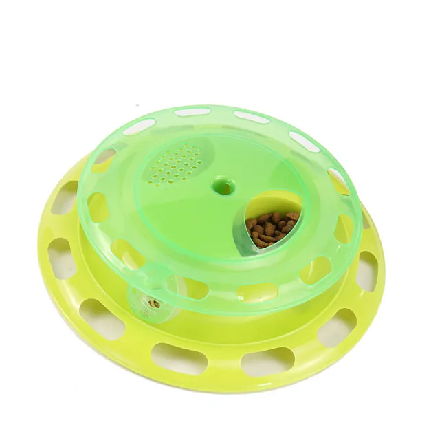 Feeding Cat Toy Bell Ball Puzzle Cat Turntable Blue - Shop at LoveMi