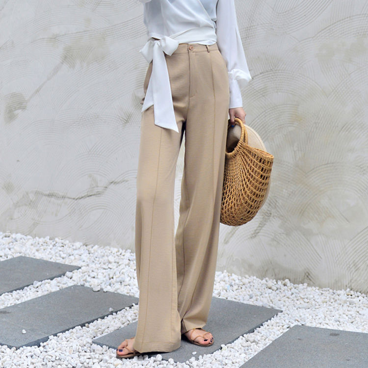 Title 3, Thin Straight Loose Slim Suit Pants