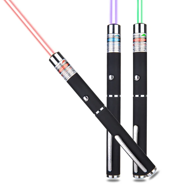 3 Packs 900Mile Laser Pointer Pen Green Blue Red Light Visible Beam Lazer