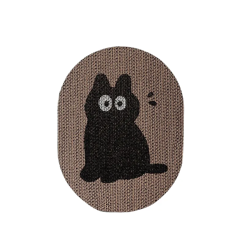 New Cat Toys Blue Clouds Cartoon Sticky Wall Scratching Board Can Play Sleep Wear Resistant Protection Furniture Pet Supplies - Kitty