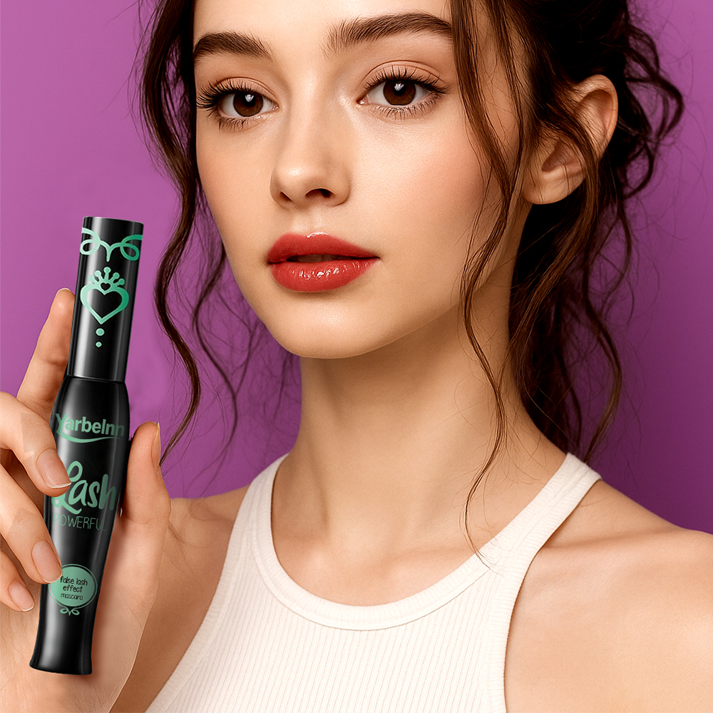 Charming Mascara, Lengthening Thick Curling Eyelash Makeup, Long Lasting Waterproof Smudge-proof Mascara, 10ml 3