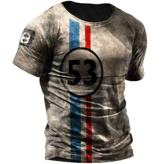 Men's 3D Printed Skull Print Top