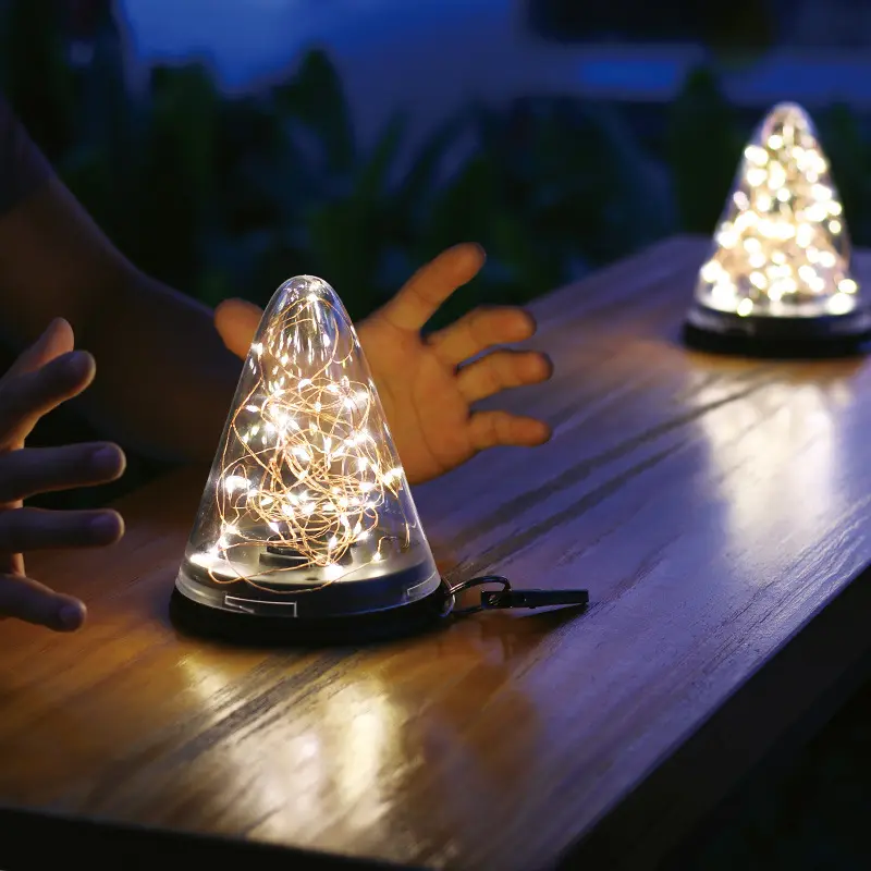 Solar Outdoor Waterproof Garden Light Cone Star