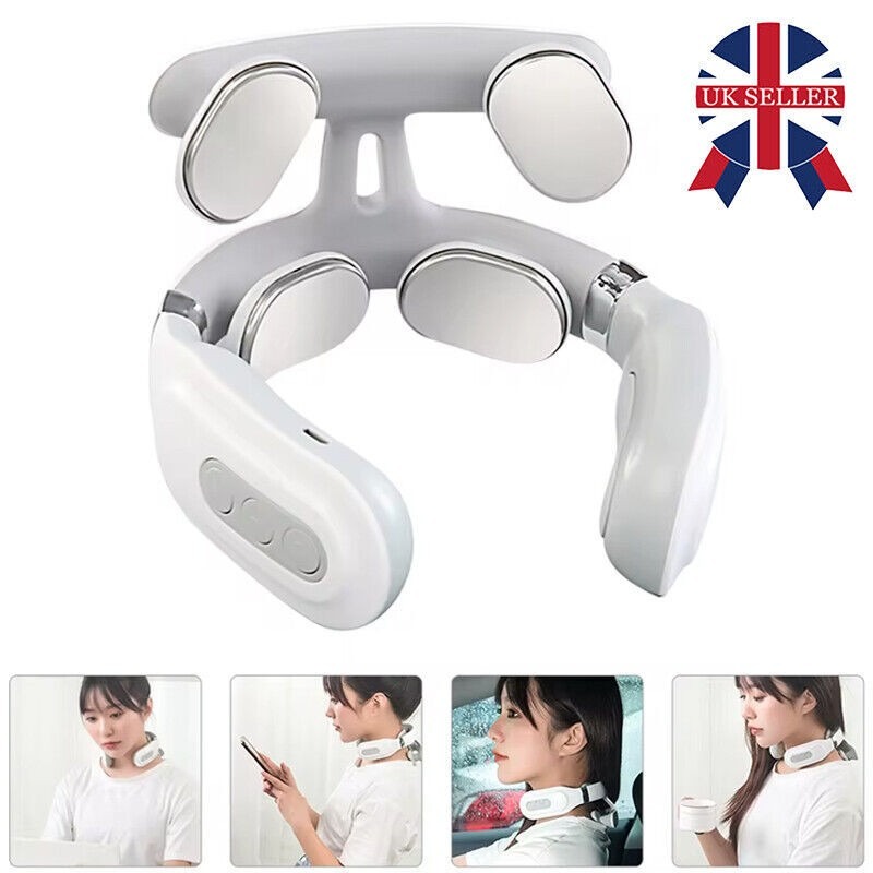 Smart Voice Electric Neck Massager With Heat For Neck & Shoulder Pain Relief