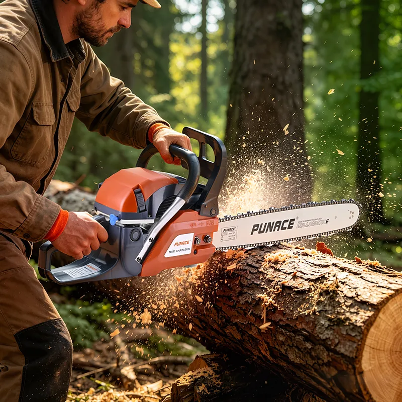 M591 Gasoline Chainsaw Built With Premium-quality Components, Delivering 2.5 KW Of Power At A High Speed Of 12,000 RPM. Ideal For Professional Logging Applications.