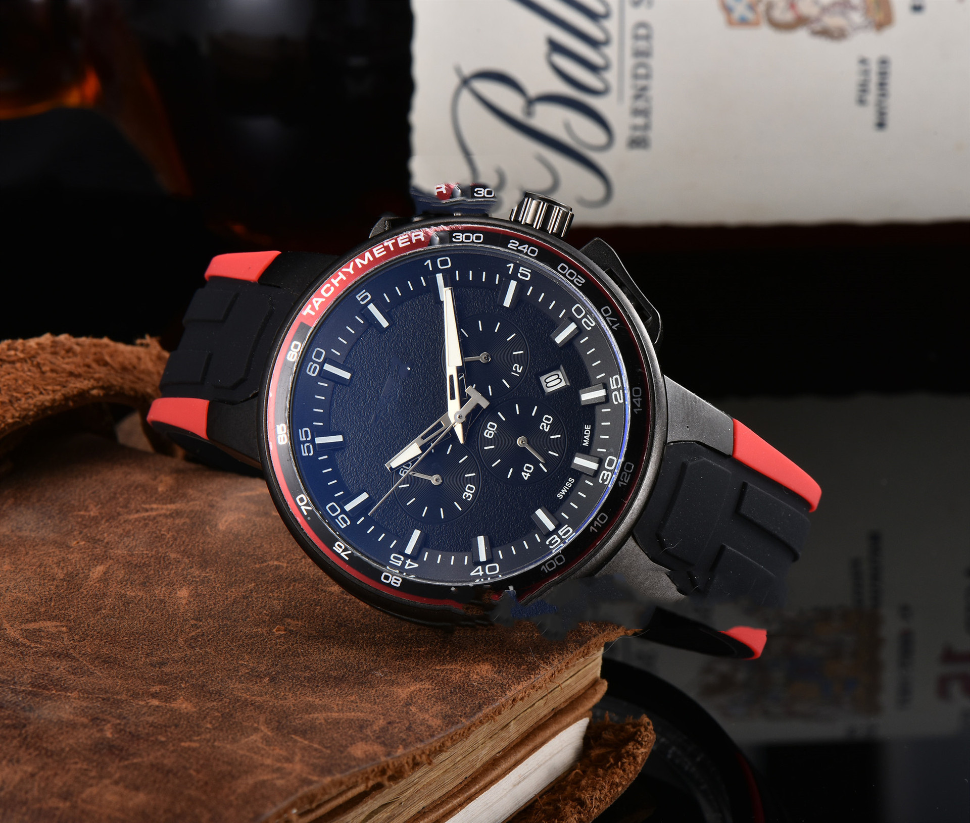 Men's Casual Rubber Band Quartz Watch