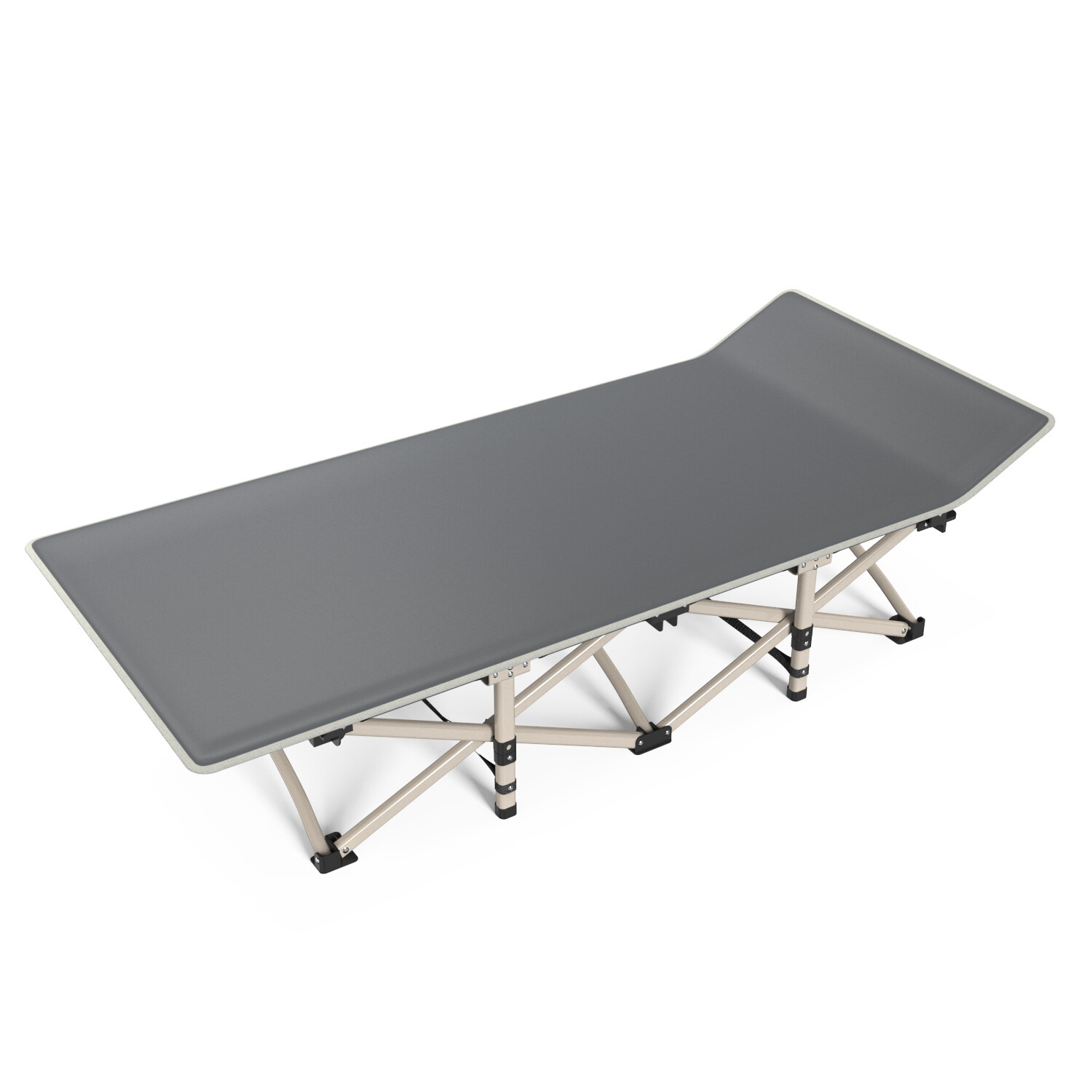 Heavy Duty Single Folding Bed Camping Travel Guest Lightweight — image 5