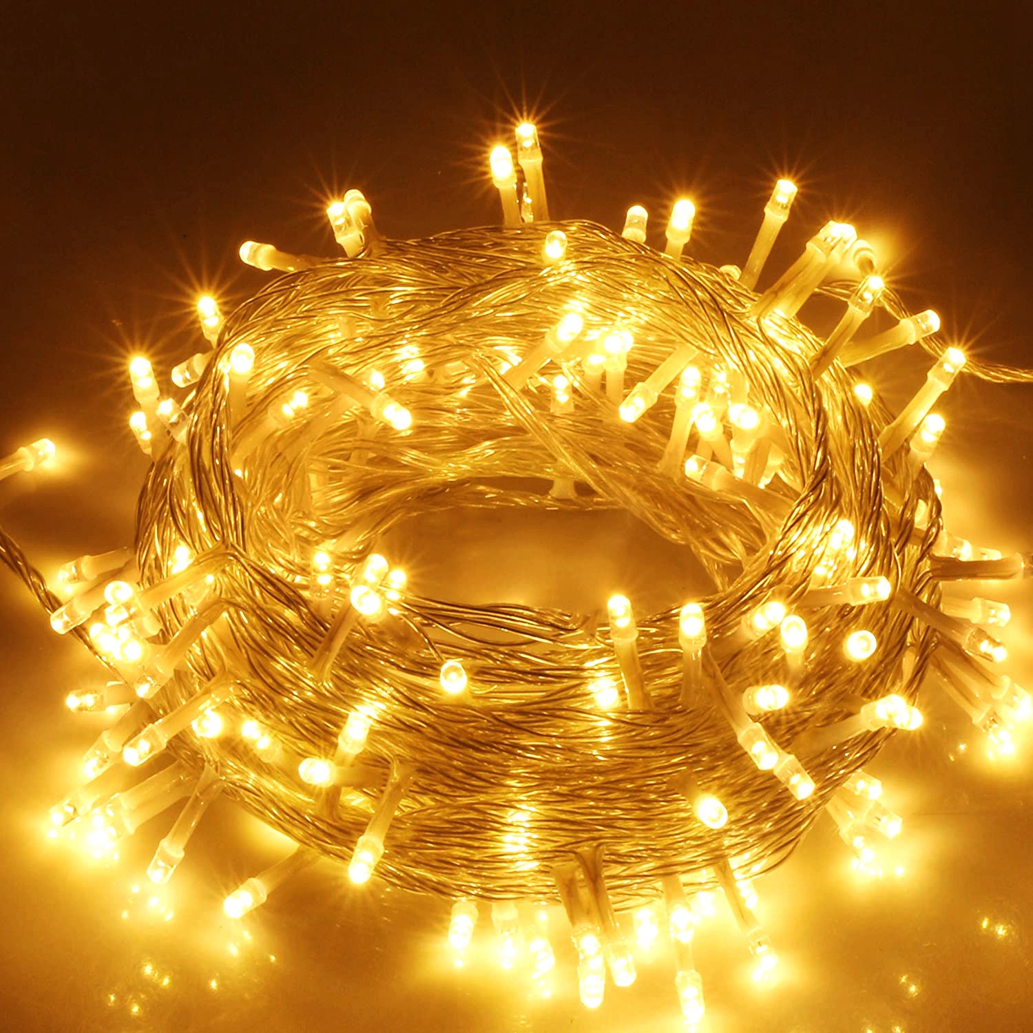 1Pc 3Meter 300 LEDs String Curtain Light With Remote 8 Light Modes IP44 Waterpro