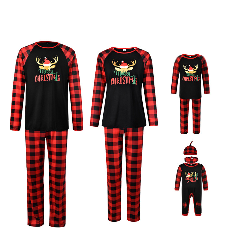 Fashion Printed Family European And American Pajamas Set Family Wear - Shop at LoveMi