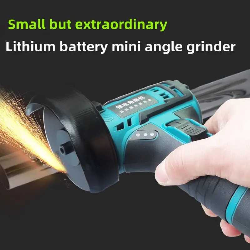 Mini Lithium Battery Miniature Small Home Rechargeable Angle Grinder